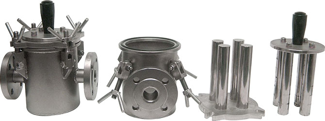 Easy Clean Magnetic Filters - Front view of the filtration unit