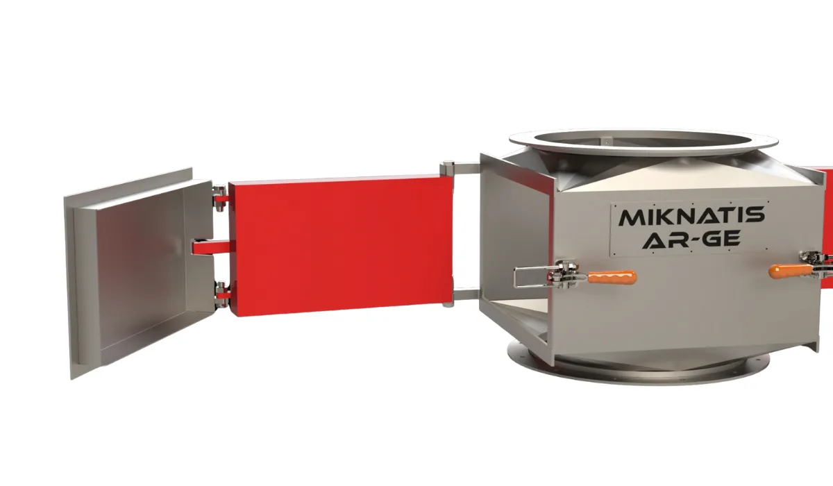 Closed Type Magnetic Plates - Side profile showing compact design