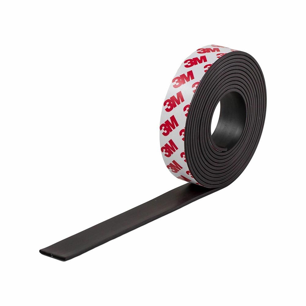 Flexible Magnetic Strip - With 3M self-adhesive backing
