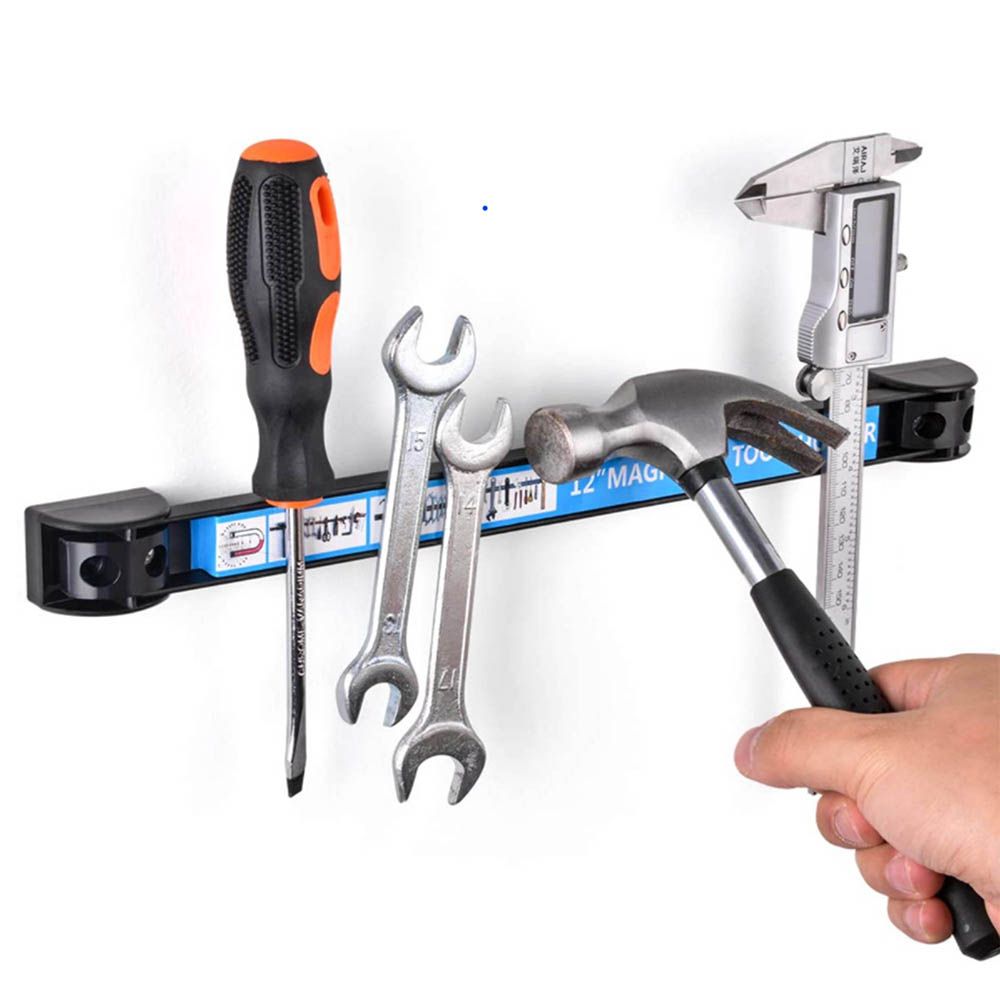 Magnetic Knife Holder - Displaying strong magnetic hold for various utensils
