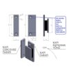 Magnetic Door Lock - Installed on a door, showing its discreet design