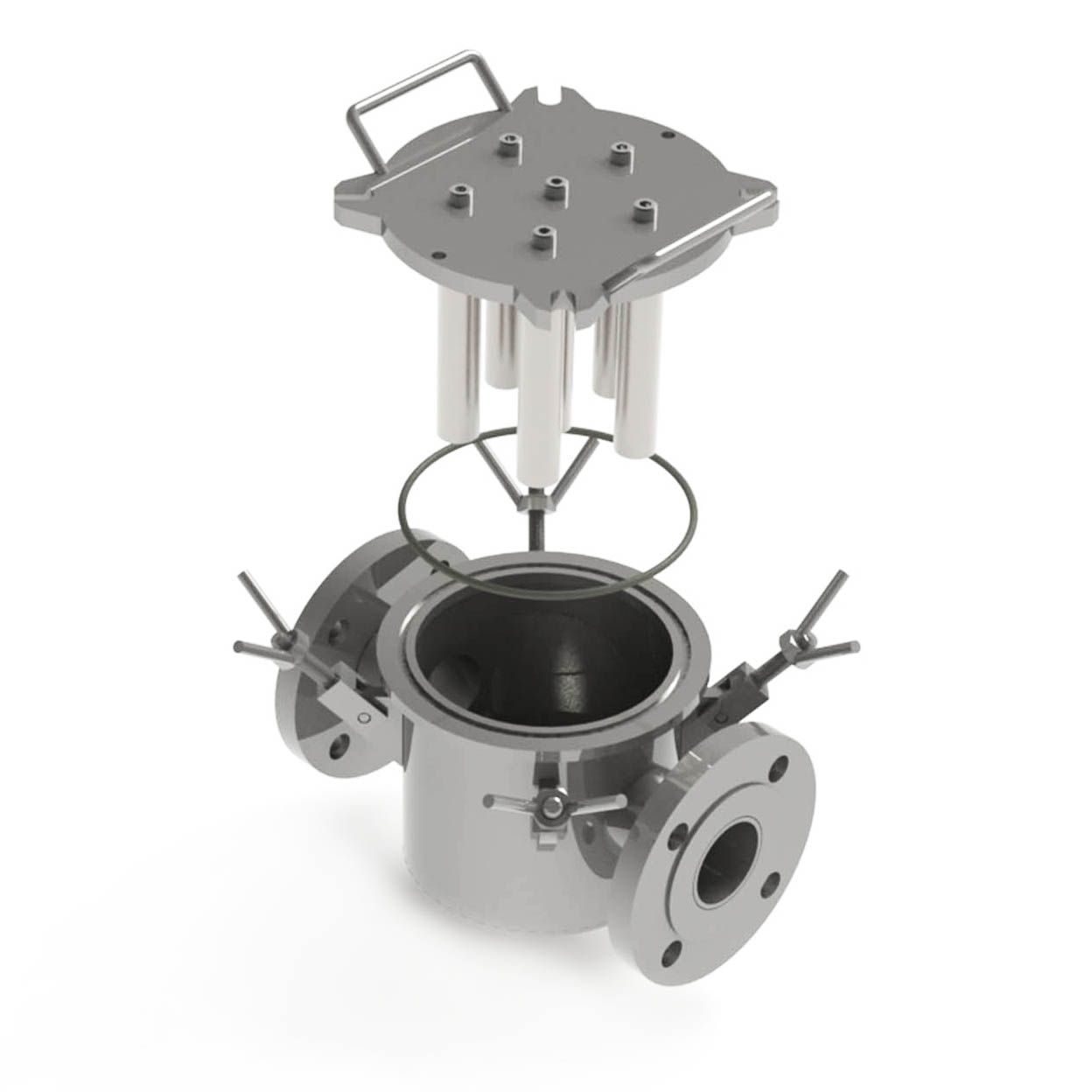 Magnetic Filters - Powerful internal rods for contaminant capture