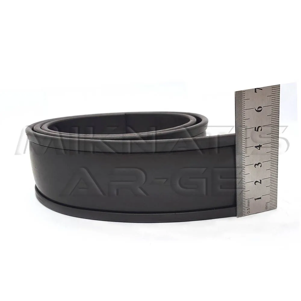 Label Flexible Magnetic Strip - Being cut to desired length with scissors