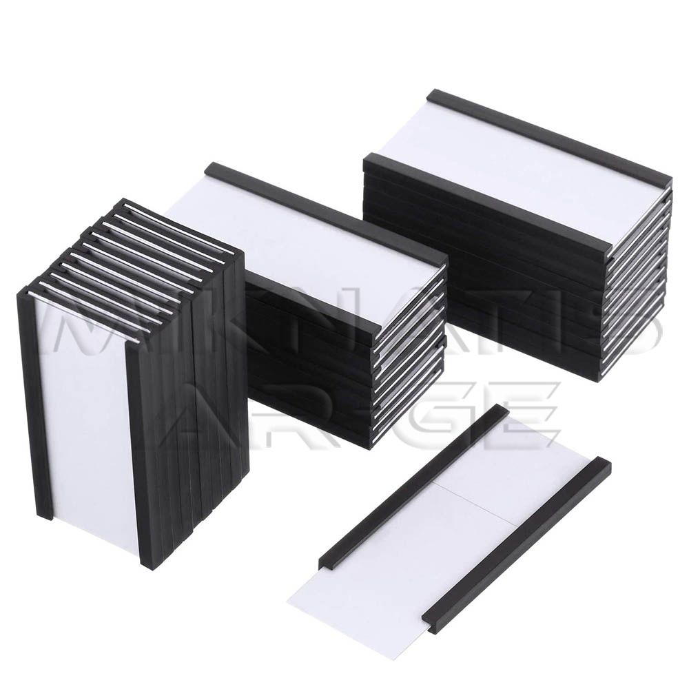 Label Flexible Magnetic Strip - Peeling off the protective 3M adhesive liner