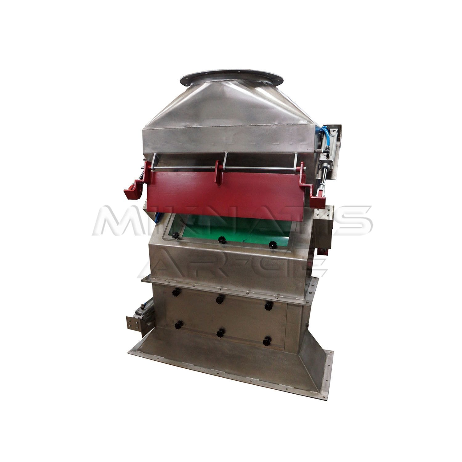 Magnetic Humps - External view of robust unit for industrial metal contamination control