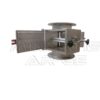 Closed Type Magnetic Plates - Hinged cover open for easy cleaning