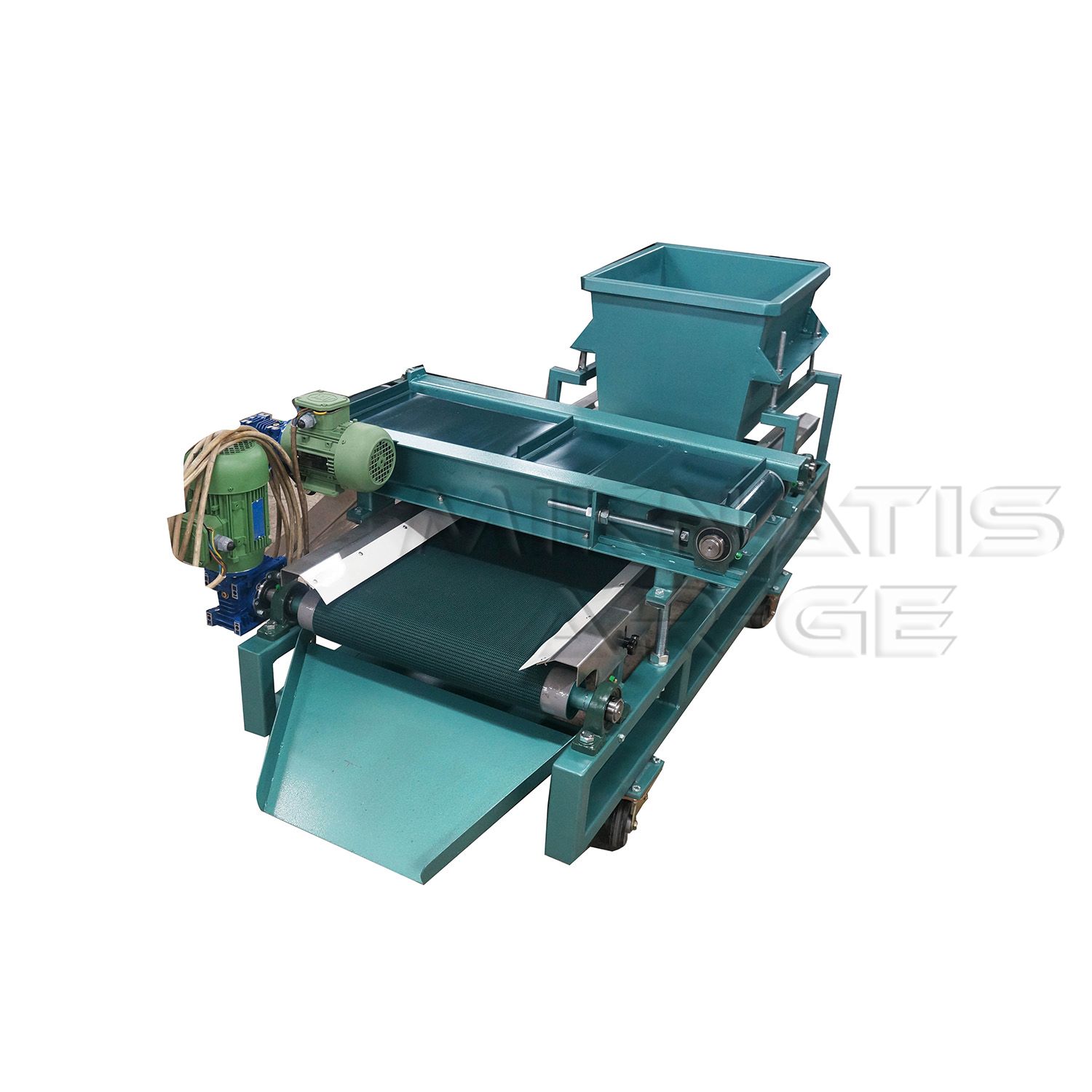 Suspended Type Automatic Clean Magnetic Plates - Close-up of magnetic plate surface