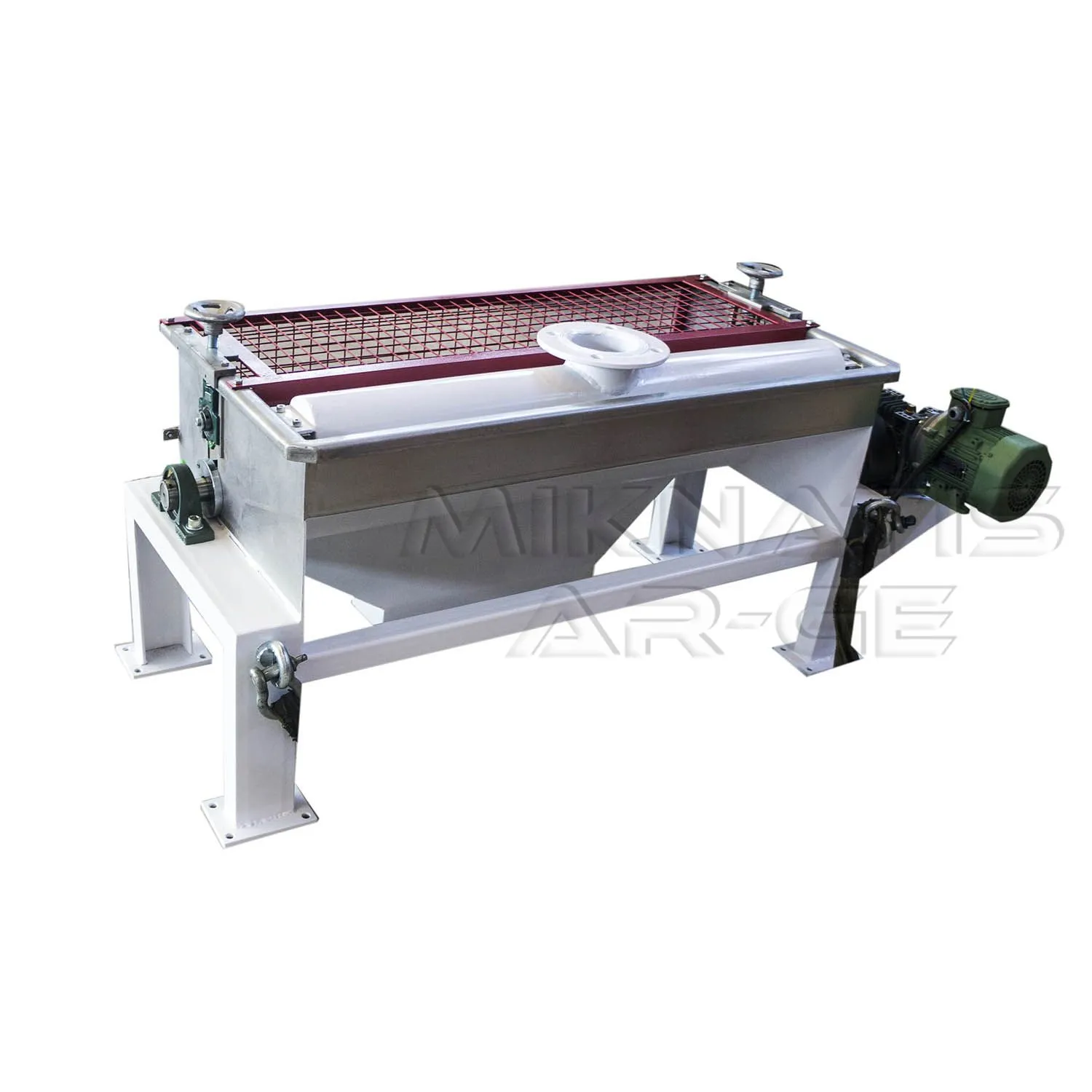 Coolant Magnetic Cleaning Separator - Side view showing integration with machining operations.