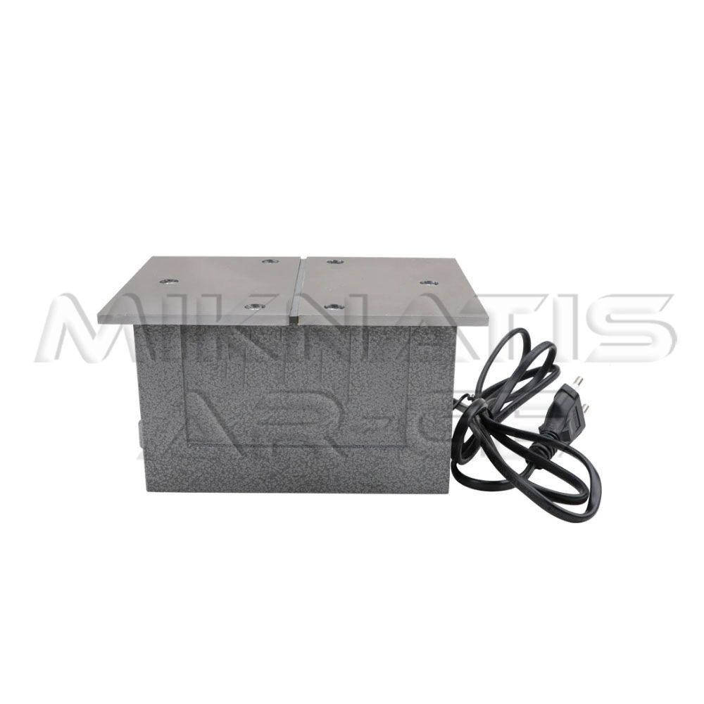 Plate Type Demagnetizer - Integrated beneath a conveyor belt for automated processing