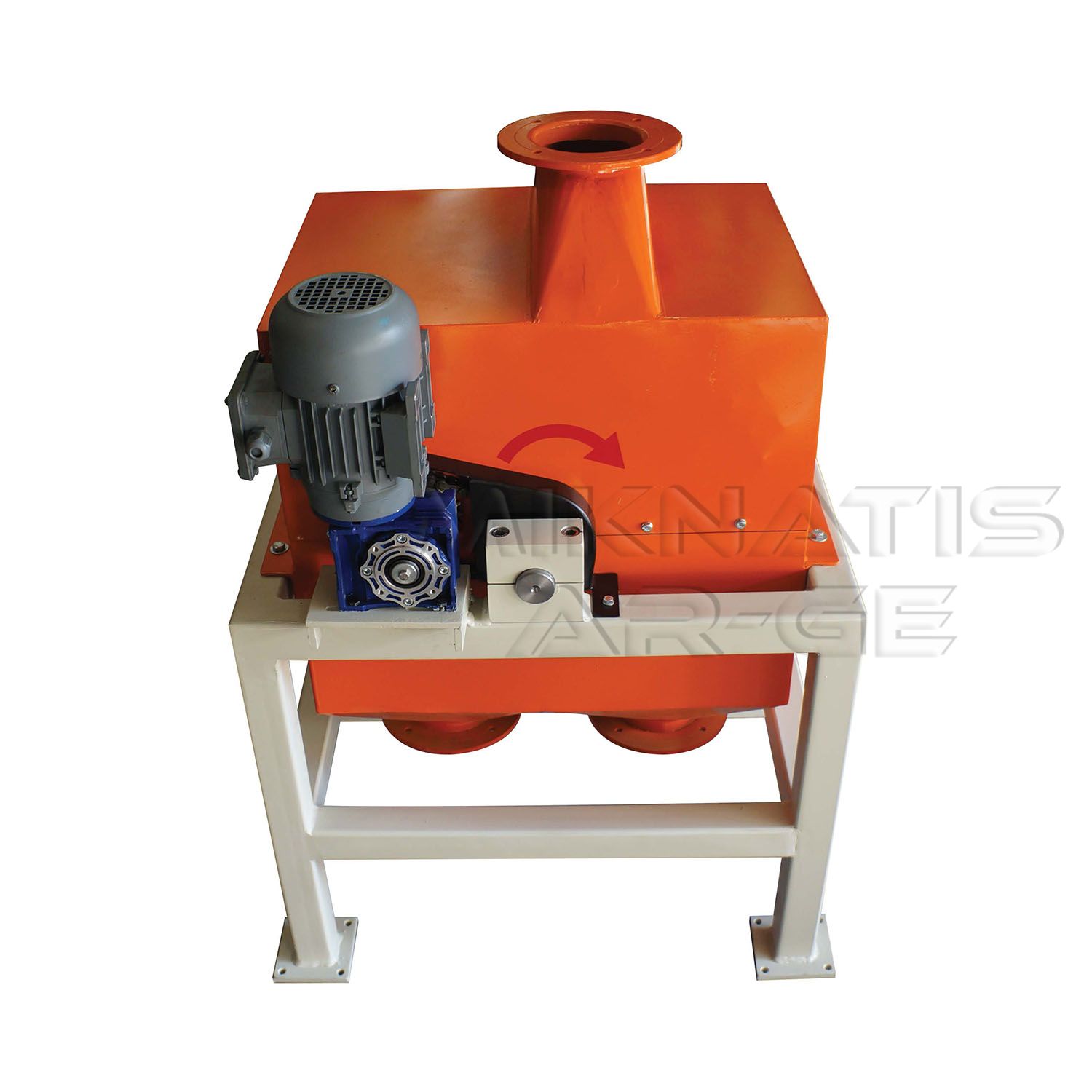Closed Magnetic Drum - Clean product outlet and housing