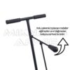 Heavy Duty Magnetic Sweeper - Thoroughly collecting small and large metal debris from floor