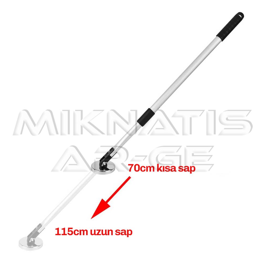 Telescopic Handle Swivel Head Screw Holder - 180° Swivel Magnetic Head