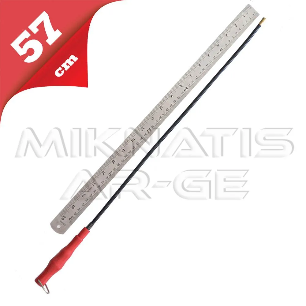 Spiral Flexible Catching Magnet - Demonstrating shape-retaining flexible shaft.