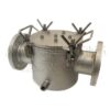 Magnetic Filters - Captured ferrous contaminants on magnetic rod surface